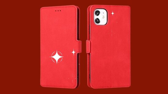 Atverams ādas maciņš tālrunim 📱 iPhone
